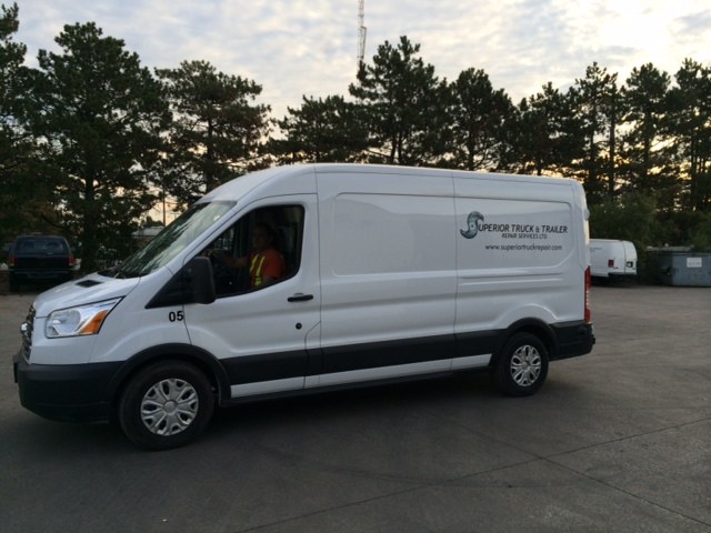 Superior mobile service van